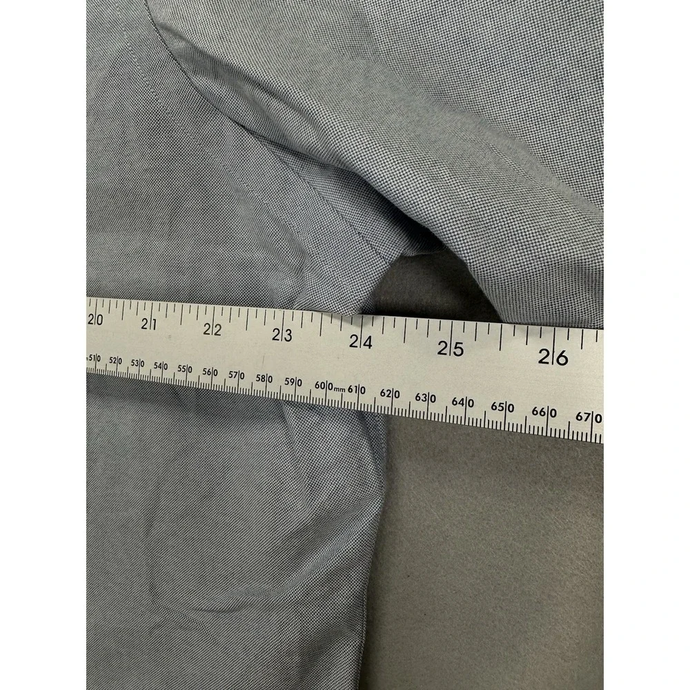 Polo Ralph Lauren Mens Custom Fit 17-34/35 Button Down Shirt Blue XXL Long Sleev
